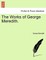 The Works of George Meredith.