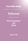 True Bible Study - Hebrews