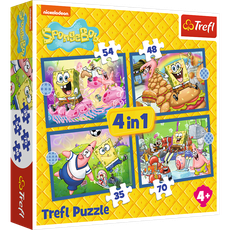 TREFL SPONGEBOB Puzzle 4 in 1 set TREFL SPONGEBOB Puzzle 4 in 1 set