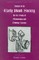 Journal of the Early Book Society Vol One