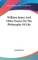 William James And Other Essays On The Philosophy Of Life