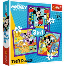 TREFL DISNEY Puzzle 3 in 1 set Mickey Mouse