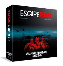 TACTIC game EscapeRun Alcatraz 2034 (In Lithuanian lang.)