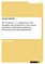 MV tut besser? - A comparison of the strengths and weaknesses of the tourist destinations Mecklenburg-Western Pomerania and Schleswig-Holstein