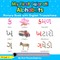 My First Gujarati Alphabets Picture Book with English Translations