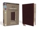 NIV, Reference Bible, Giant Print, Bonded Leather, Burgundy, Red Letter Edition, Comfort Print
