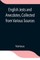 English Jests and Anecdotes, Collected from Various Sources