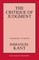 The Critique of Judgment