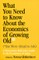What You Need to Know about the Economics of Growing Old (But Were Afraid to Ask)