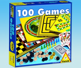 PIATNIK Board game set 100 Games (In Estonian, Russian lang.)