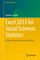 Excel 2013 for Social Sciences Statistics