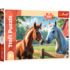 TREFL puzzle Horses in the clearing, 200 pcs