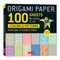 Origami Paper 100 Sheets Colorful Patterns 8 1/4 (21 CM)