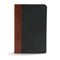 CSB Rainbow Study Bible, Black/Tan Leathertouch