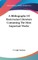 A Bibliography Of Rosicrucian Literature Containing The Most Important Works
