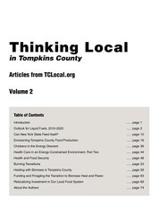 Thinking Local in Tompkins County Thinking Local in Tompkins County