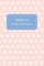 Hazel's Pocket Posh Journal, Polka Dot