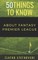 50 Things to Know About Fantasy Premier Leage