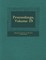 Proceedings, Volume 29