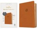 NLT Personal Size Giant Print Bible, Filament Enabled Edition (Red Letter, Leatherlike, Classic Tan)