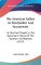 The American Indian As Slaveholder And Secessionist