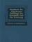 Handbuch Der Allgemeinen Pathologie Des Kreislaufs Und Der Ern&#65533;hrung