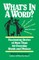 What's in a Word