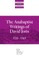 The Anabaptist Writings of David Joris