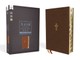 Nasb, Thinline Bible, Large Print, Leathersoft, Brown, Red Letter Edition, 1995 Text, Thumb Indexed, Comfort Print