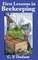 First Lessons in Beekeeping