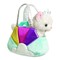 AURORA Fancy Pals Plīša kaķu princese zilā somā, 20 cm