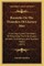 Remarks On The Disorders Of Literary Men