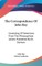 The Correspondence Of John Ray
