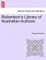 Robertson's Library of Australian Authors.