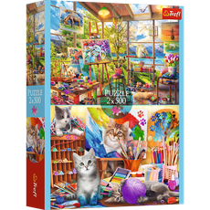 TREFL Puzzle set European capitals, 2x500 pcs