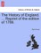 The History of England. ... Reprint of the edition of 1786.