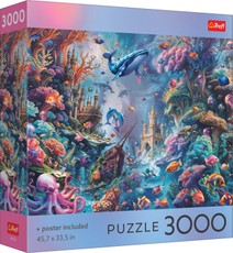 TREFL Puzzle with poster Underwater Life, 3000 pcs