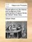 Observations on the History and Evidence of the Resurrection of Jesus Christ. by Gilbert West, Esq.