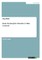 Body Dysmorphic Disorder. A Male Concern