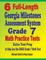 6 Full-Length Georgia Milestones Assessment System Grade 7 Math Practice Tests