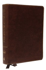 NKJV, Journal the Word Bible, Bonded Leather, Brown, Red Letter Edition, Comfort Print NKJV, Journal the Word Bible, Bonded Leather, Brown, Red Letter Edition, Comfort Print