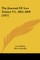 The Journal Of Leo Tolstoi V1, 1895-1899 (1917)