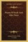 Poems of Early and After Years