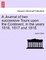 A Journal of two successive Tours upon the Continent, in the years 1816, 1817 and 1818.
