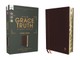 Nasb, the Grace and Truth Study Bible, Large Print, Leathersoft, Maroon, Red Letter, 1995 Text, Thumb Indexed, Comfort Print