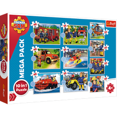 TREFL FIREMAN SAM Puzzle 10 in 1 set