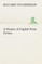 A History of English Prose Fiction
