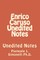 Enrico Caruso Unedited Notes