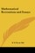 Mathematical Recreations and Essays