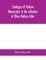 Catalogue of Hebrew manuscripts in the collection of Elkan Nathan Adler